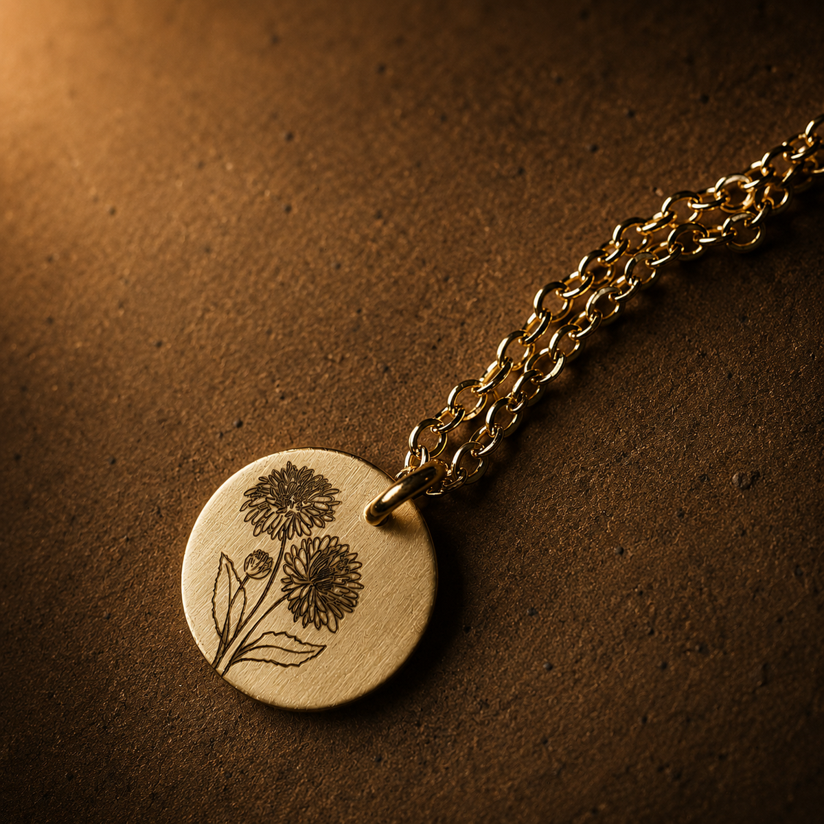 Birth Flower Necklace