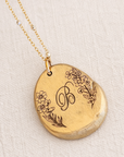 PMC Birth Flower Nugget Necklace - Going Golden