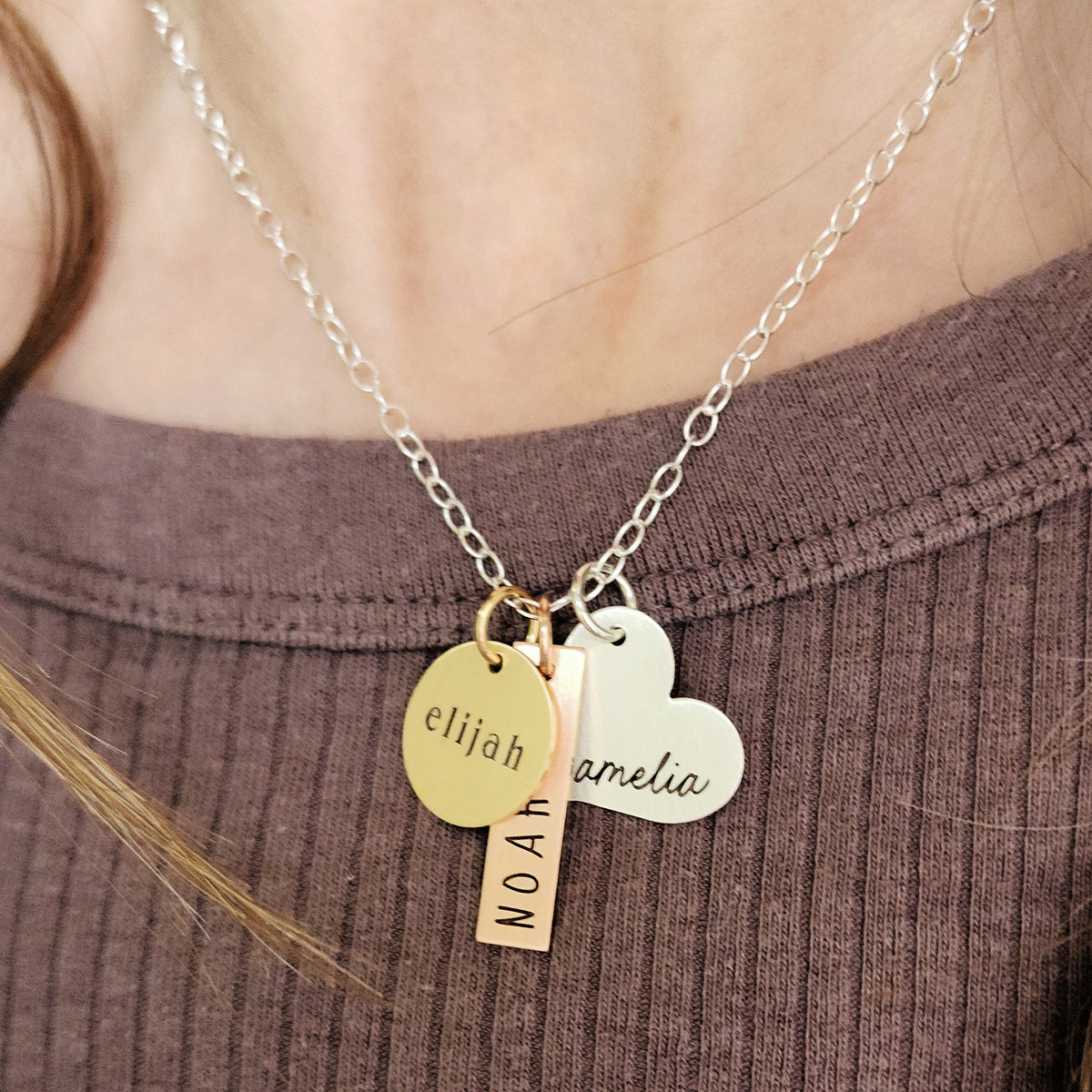 Three Names Necklace - Going Golden