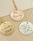 Handwriting Signature Necklace