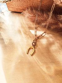 Horseshoe Charm - Going Golden