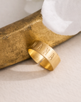 Brass Mama Cuff Ring - Going Golden