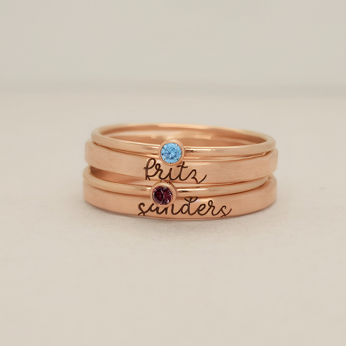 The Hannah Stacking Ring Set - Going Golden