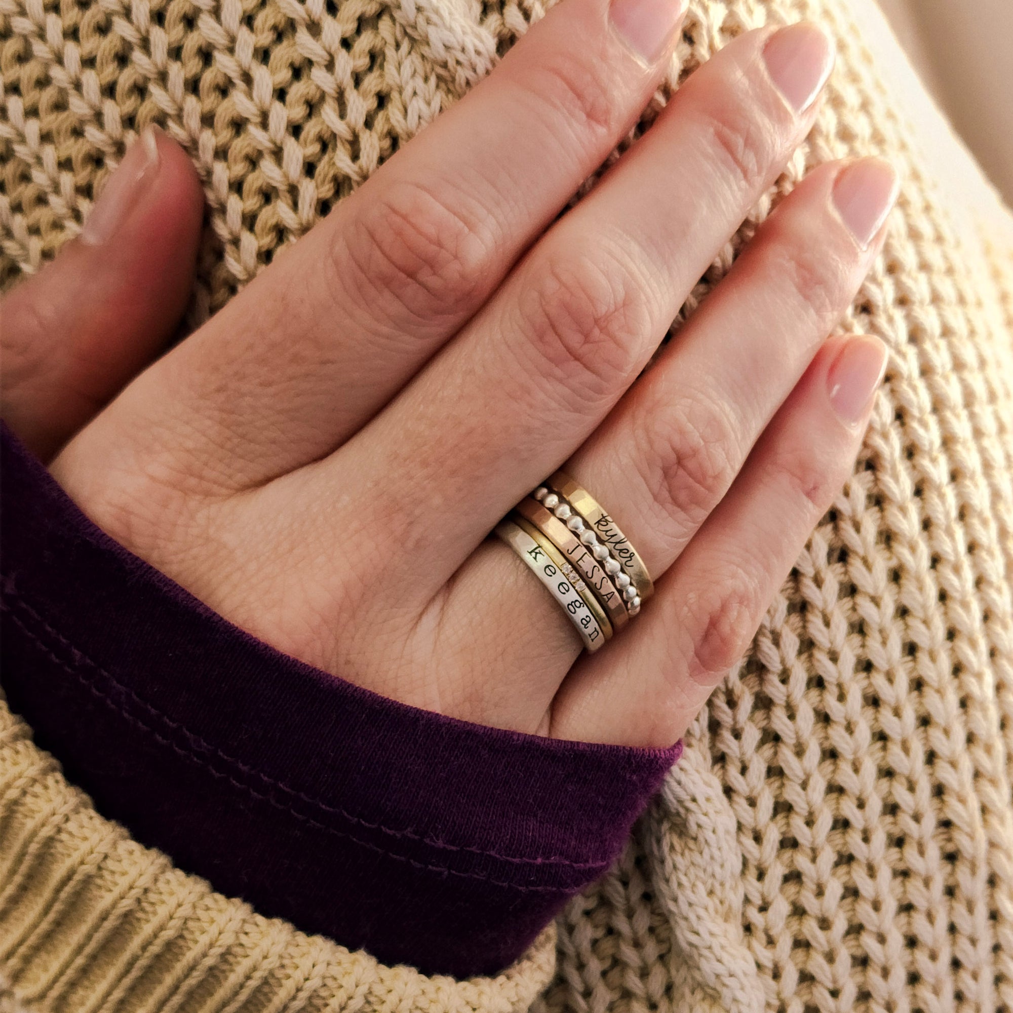 handmade jewelry personalized rings