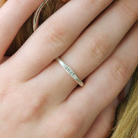 Signet Year Stacking Ring - Going Golden