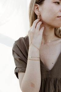 Gold Curb Bracelet - Going Golden