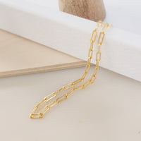 Paperclip Bracelet - Going Golden