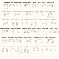 Dog Ear Ornament - Going Golden