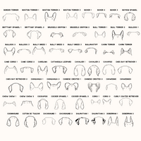 Dog Ear Ornament - Going Golden