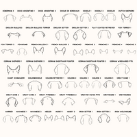 Dog Ear Ornament - Going Golden