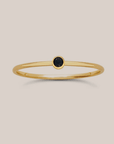 Black Gemstone Ring Last Chance - Going Golden