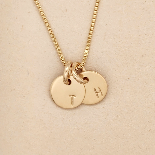 Gold Initial Necklace - Going Golden
