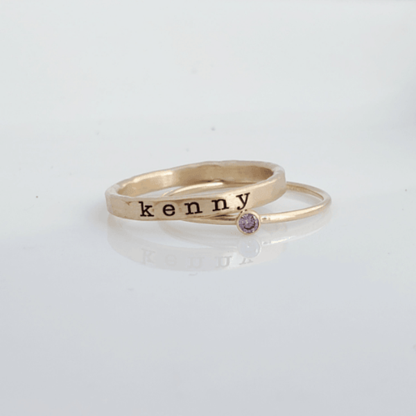 The Ensley Stacking Ring Set - Going Golden