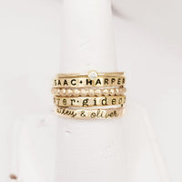 The Amelia Ring Set - Going Golden