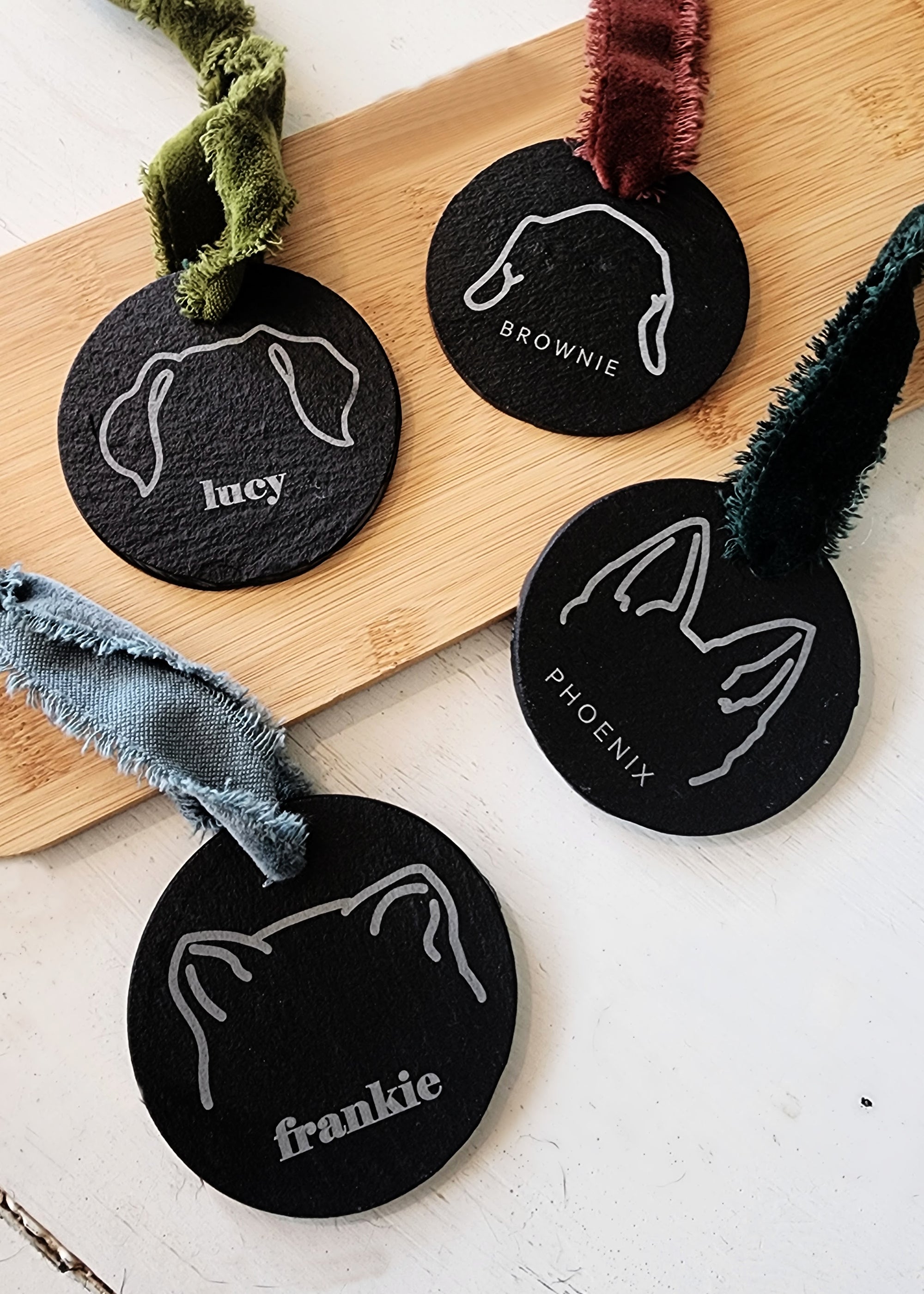 Dog Ear Ornament