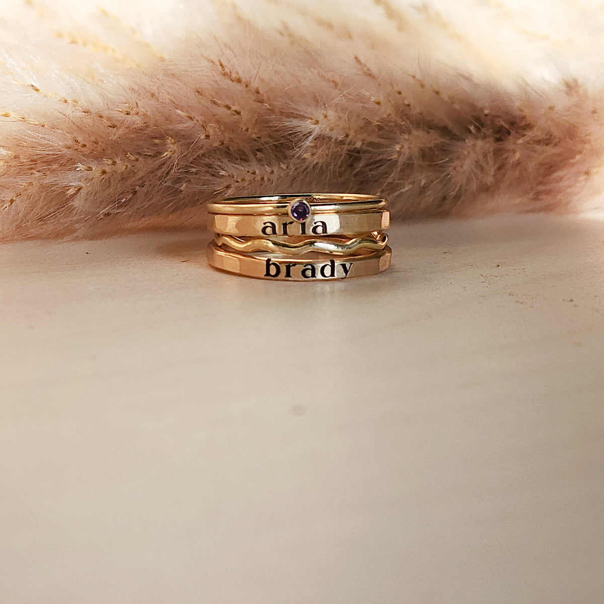 The Georgie Stacking Ring Set - Going Golden