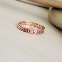 Mini Heart Ring - Going Golden