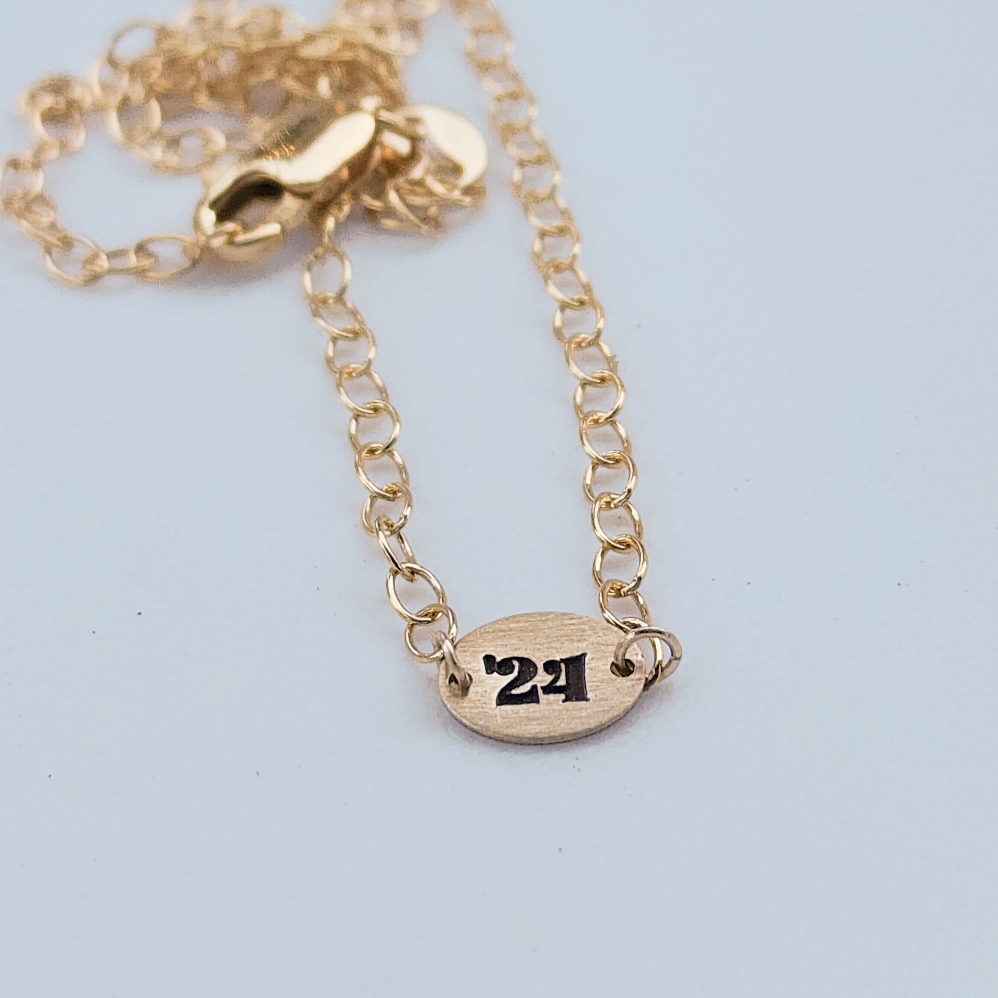 Favorite Year Necklace - Going Golden
