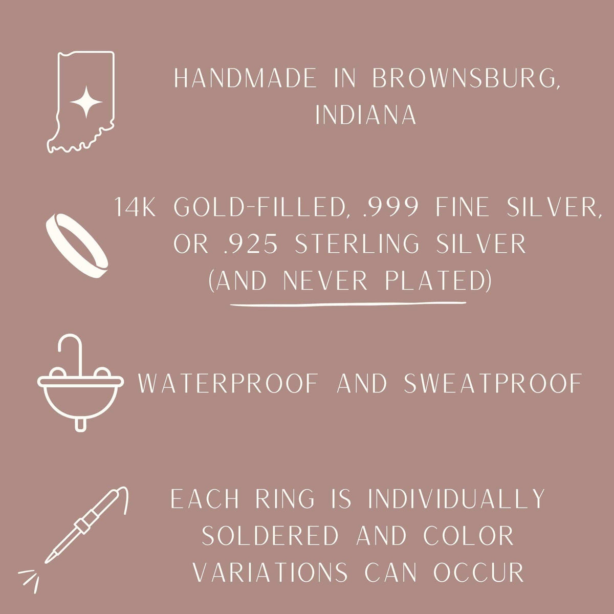 November Birthstone Ring - Going Golden
