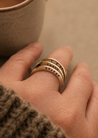 Personalized Flat Name Ring