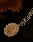 Medallion Name Necklace