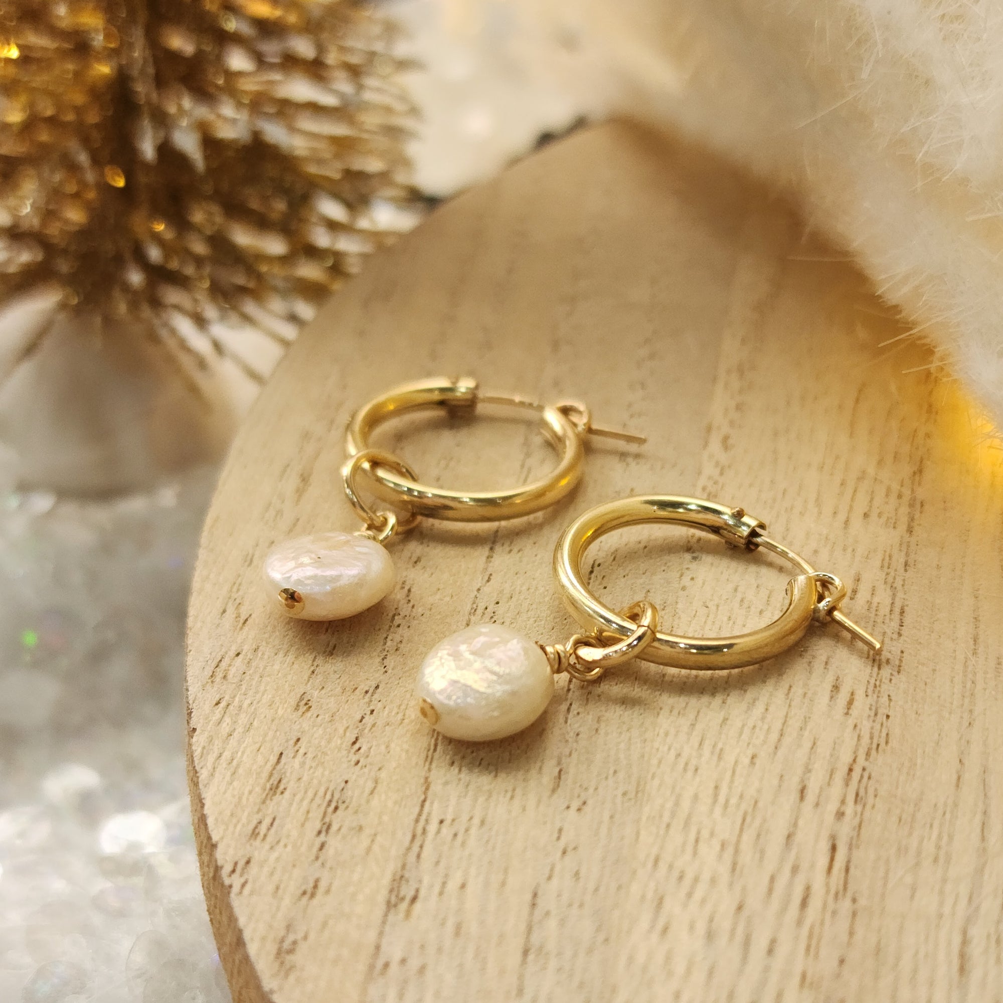 Noella Earrings - Going Golden