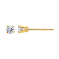 Birthstone Stud Earrings - Going Golden