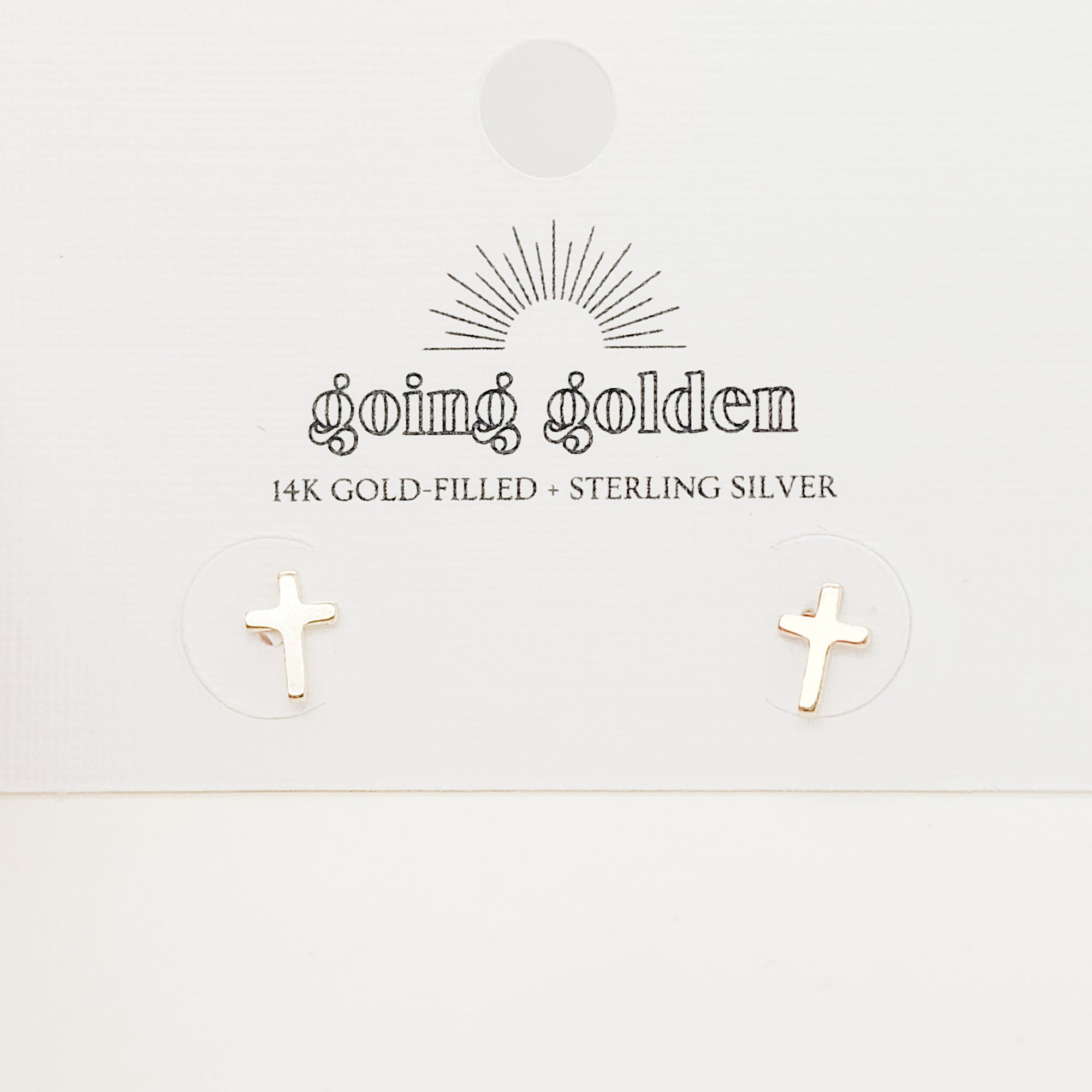 Dainty Cross Stud Earring