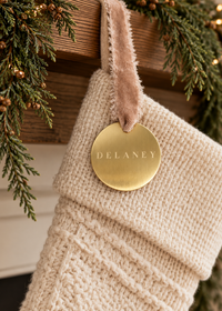 Brass Stocking Tag