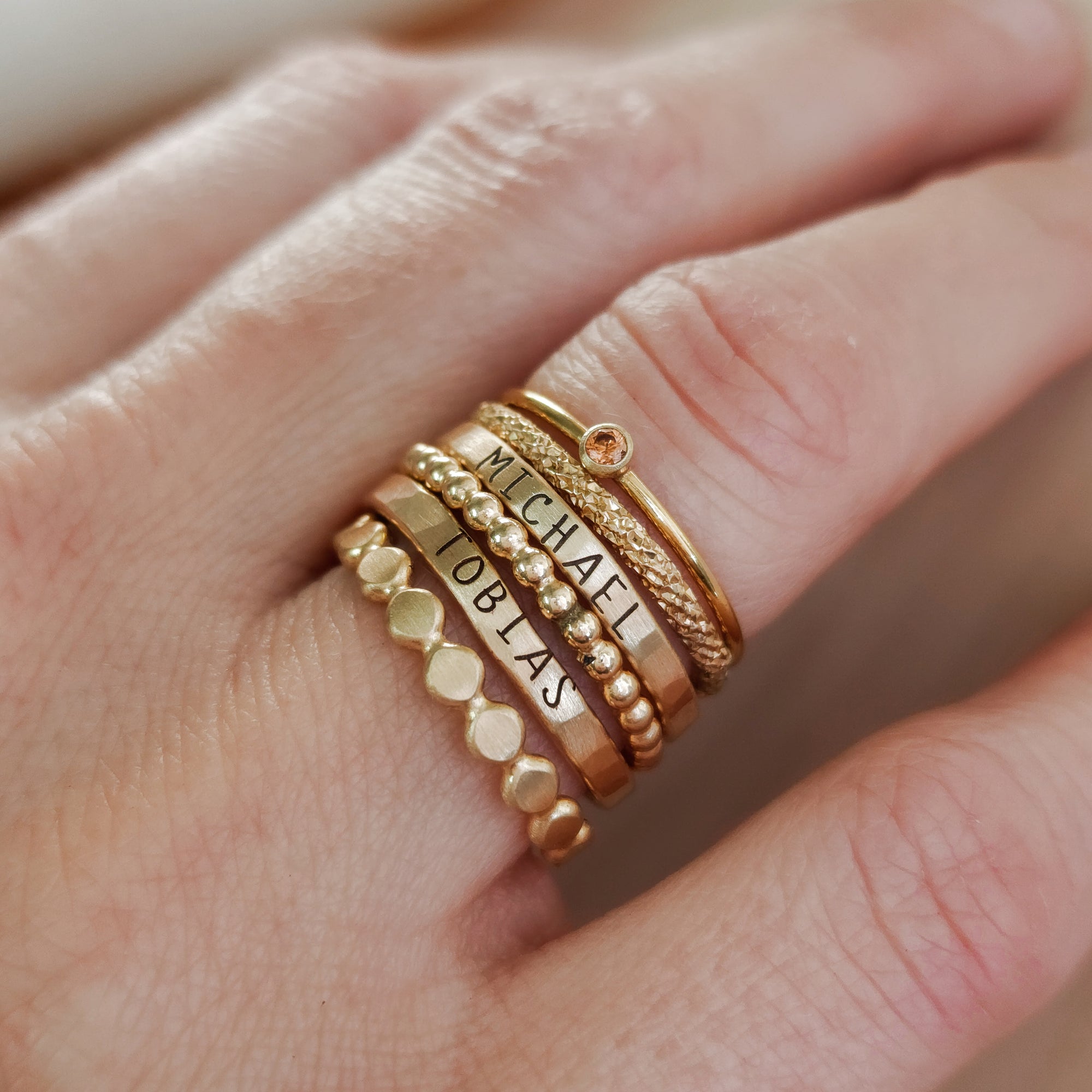The Ivy Ring Stacking Ring Set