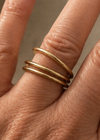 Personalized Flat Name Ring