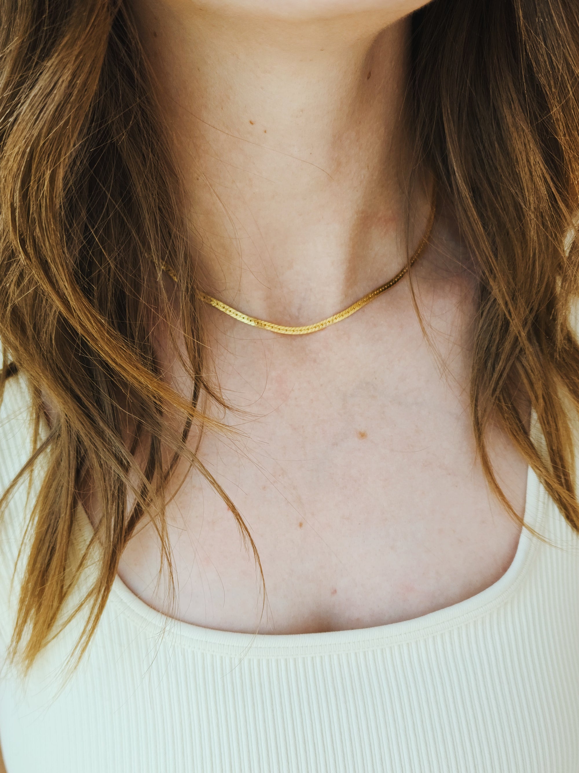 Gold Chain - Herringbone - Going Golden
