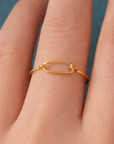 14K Gold Filled Link Ring - Going Golden