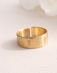 Brass Mama Cuff Ring - Going Golden