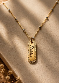 Rectangle Pendant Necklace