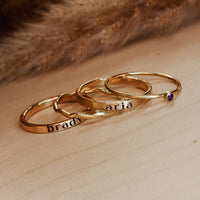 The Georgie Stacking Ring Set - Going Golden
