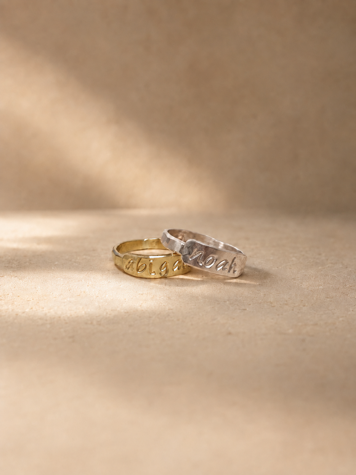 Personalized Name Plate Ring