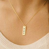 Personalized Bar Tag - Going Golden