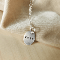 Graduation Year Necklace - Going Golden