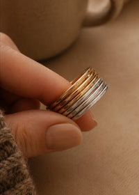 Personalized Flat Name Ring