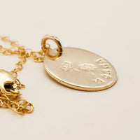 Mom or Grandma Necklace - Going Golden