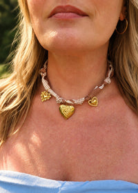 Charm Scarf Necklace