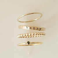 The Everly Stacking Ring Set - Going Golden