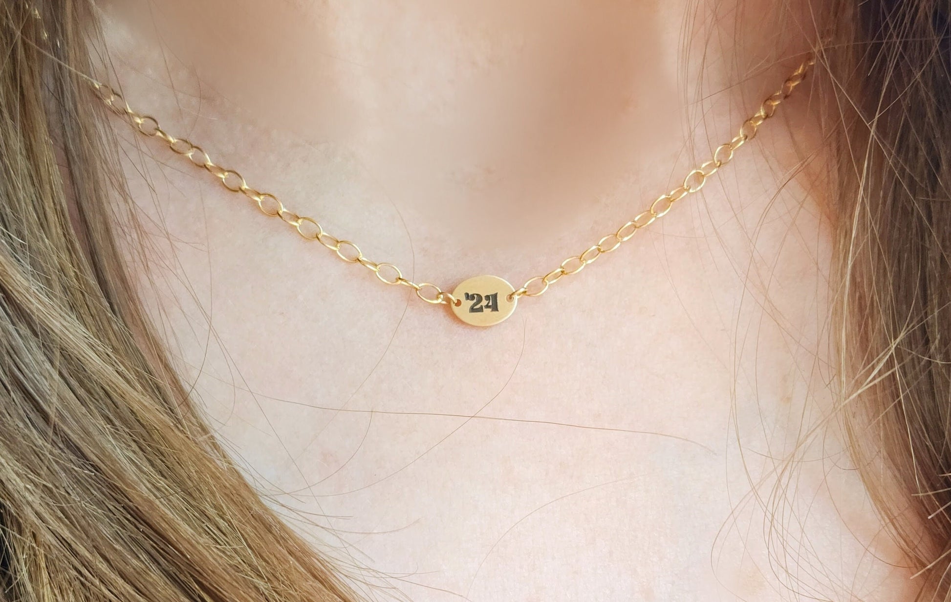 Favorite Year Necklace - Going Golden