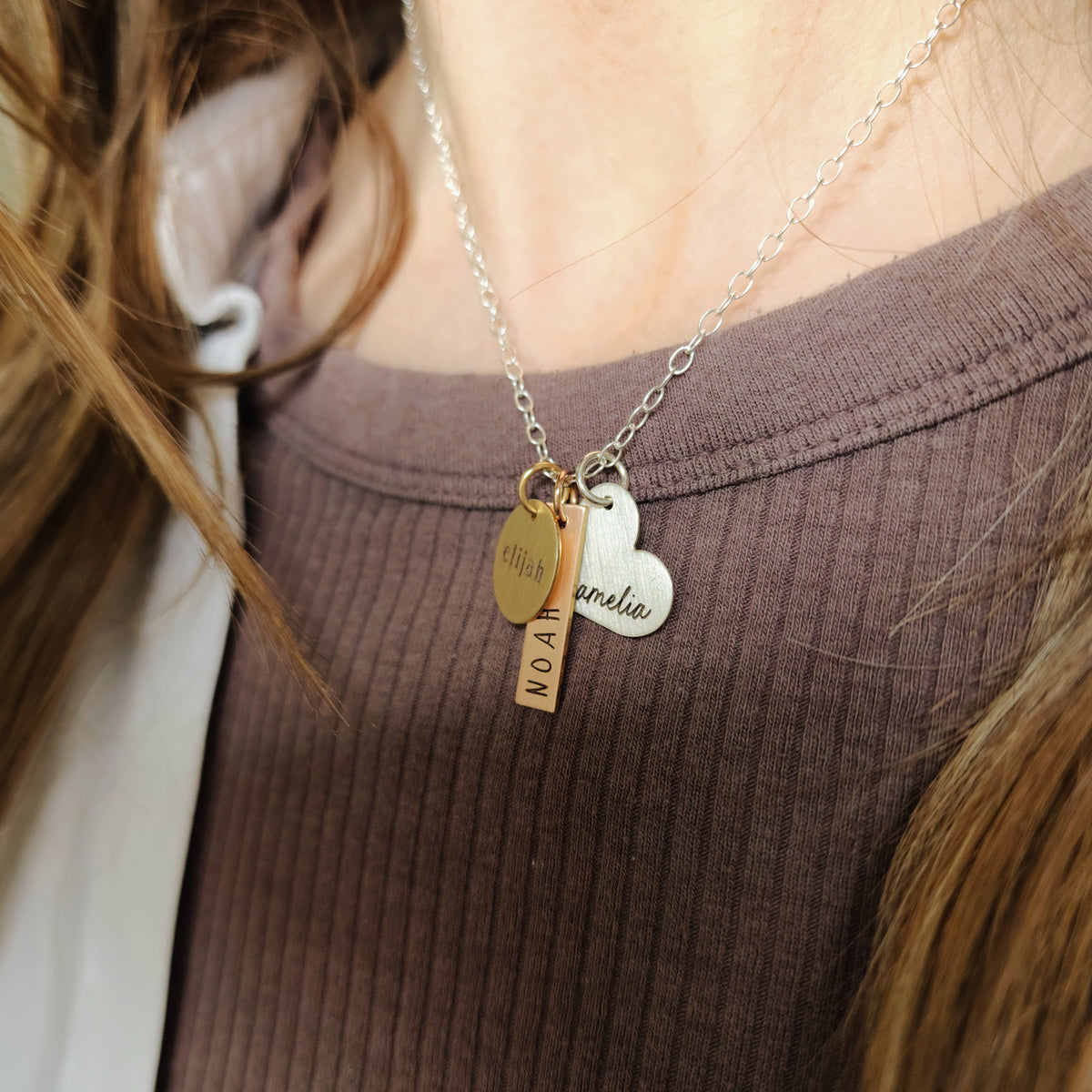 Three Names Necklace - Going Golden