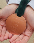 Personalized Copper Ornament