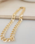 Gold Double Cable Bracelet