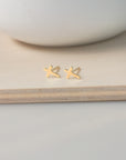 Dainty Cross Stud Earring