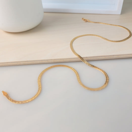 Gold Chain - Herringbone