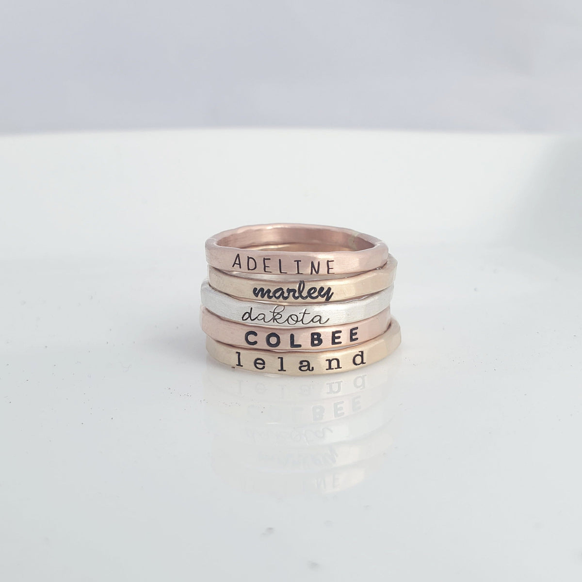 The Maryl Stacking Ring Set - Going Golden